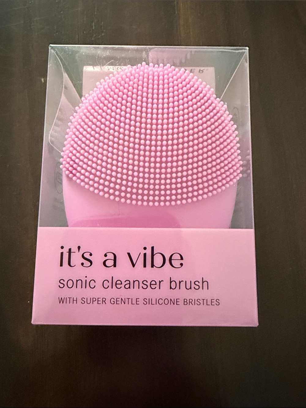 it's a vibe Pink Sonic Cleanser Brush
